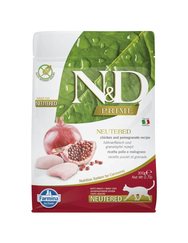 Farmina ned prime gatto neutered pollo melograno 5 kg