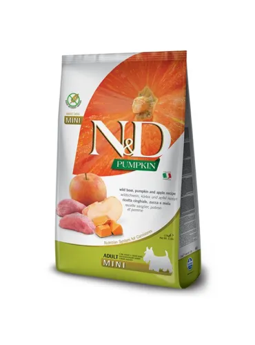 Farmina ned pumpkin grain free adult mini cinghiale zucca e mela 2,5 kg