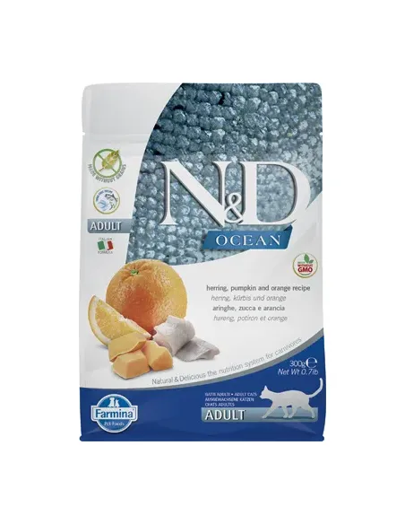 Farmina ned ocean gatto aringa zucca e arancia 300 gr Farmina ned ocean gatto aringa zucca e arancia 300 gr