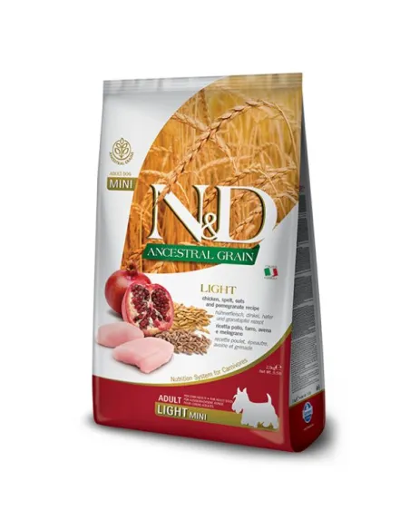 Farmina ned low grain cane mini farro avena pollo e melograno 2,5 kg