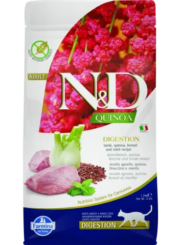Farmina ned quinoa gatto digestion agnello 1,5 kg