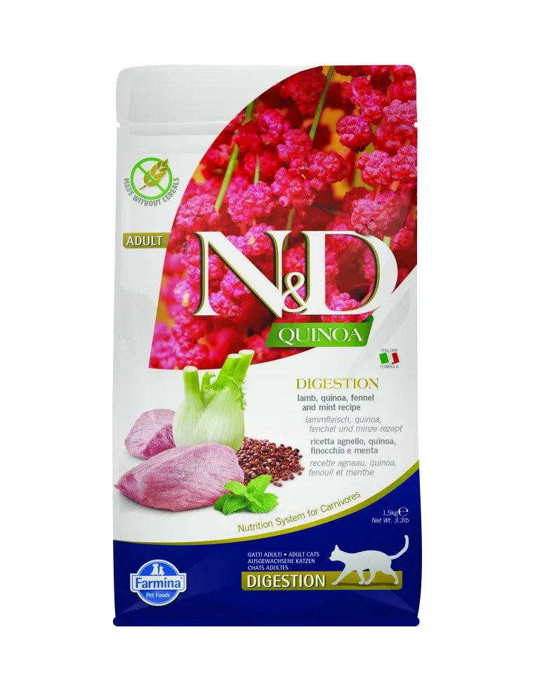 Farmina ned quinoa gatto digestion agnello 1,5 kg