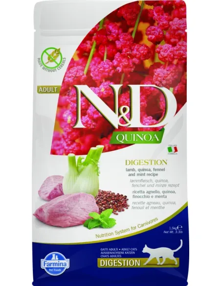 Farmina ned quinoa gatto digestion agnello 1,5 kg