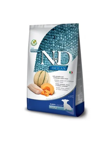 Farmina ned ocean cane puppy mini merluzzo zucca e melone cantalupo 7 kg
