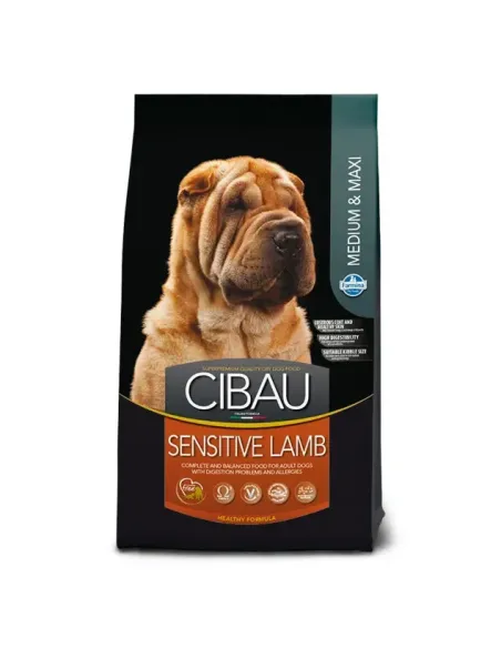 Farmina cibau adult medium e maxi sensitive agnello 12 kg