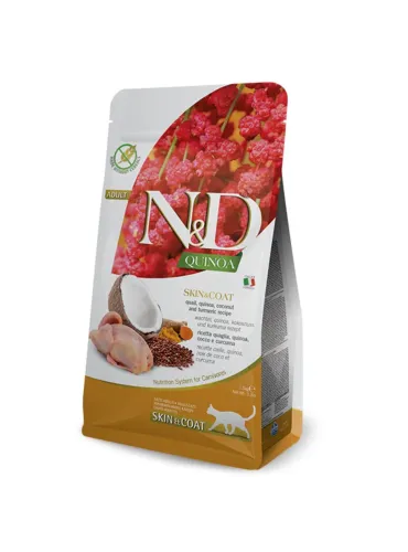 Farmina ned quinoa gatto skinecoat quaglia 1,5 kg