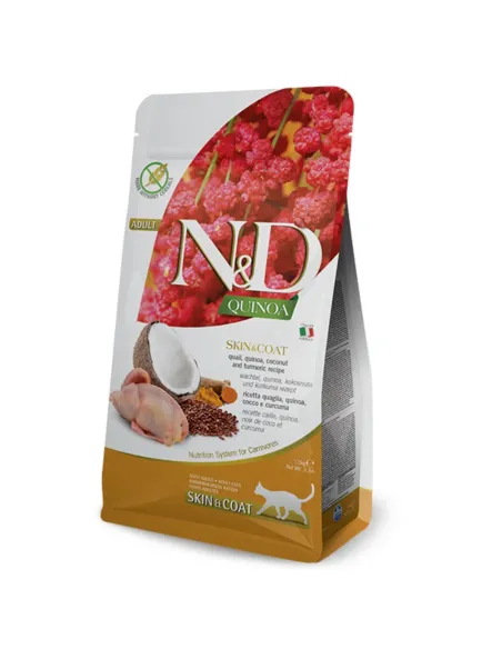 Farmina ned quinoa gatto skinecoat quaglia 1,5 kg