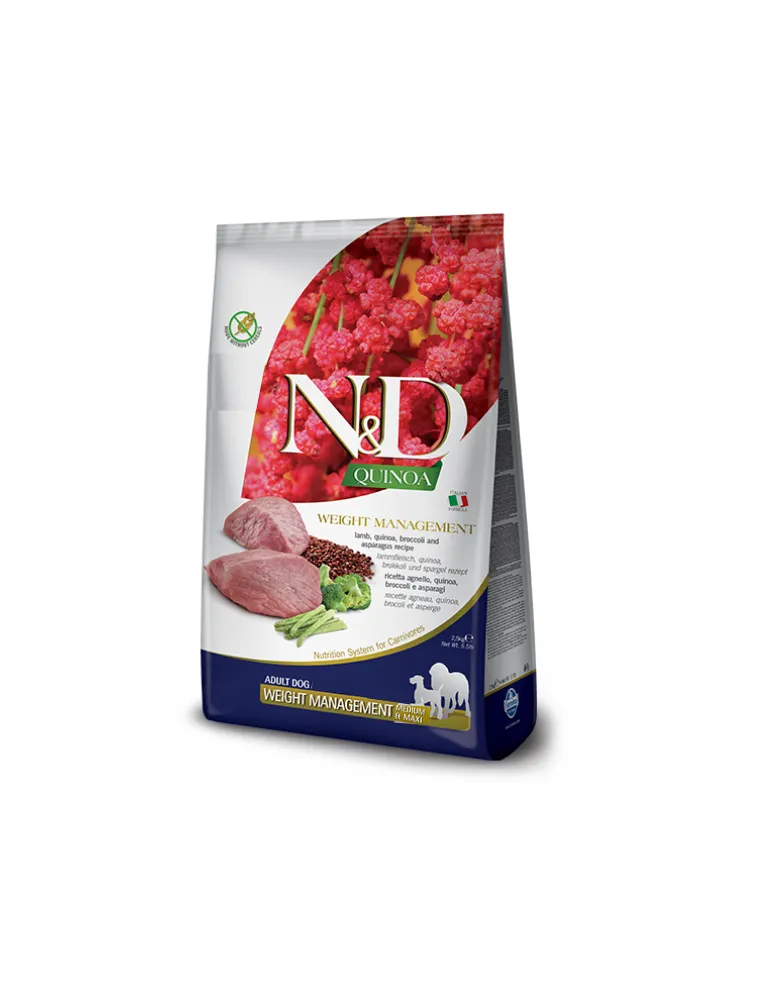 Farmina ned quinoa cane weight management agnello 7 kg