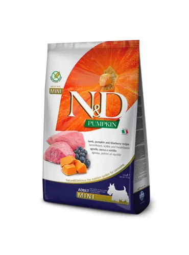 Farmina ned pumpkin grain free adult mini agnello zucca e mirtillo 2,5 kg