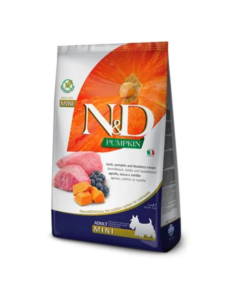 Farmina ned pumpkin grain free adult mini agnello zucca e mirtillo 2,5 kg Farmina ned pumpkin grain free adult mini agnello zucca e mirtillo 2,5 kg