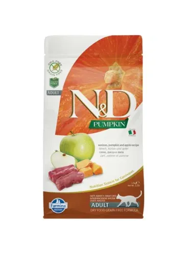 Farmina ned pumpkin grain free gatto adult cervo zucca e mela 1,5 kg