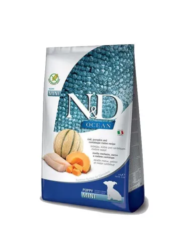 Farmina ned ocean cane puppy mini merluzzo zucca e melone cantalupo 800 gr