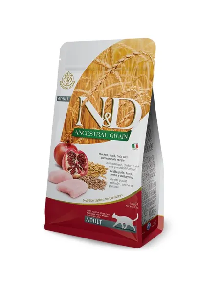 Farmina ned low grain gatto farro avena pollo melograno 300 gr