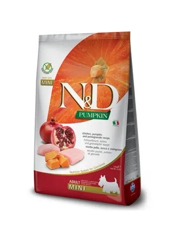 Farmina ned pumpkin grain free adult mini pollo zucca e melograno 800 gr