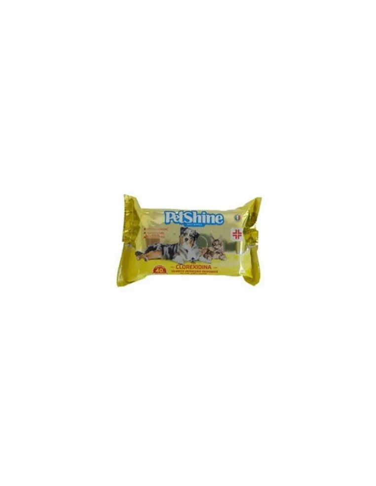Petshine Salviette Clorexidina 40pz