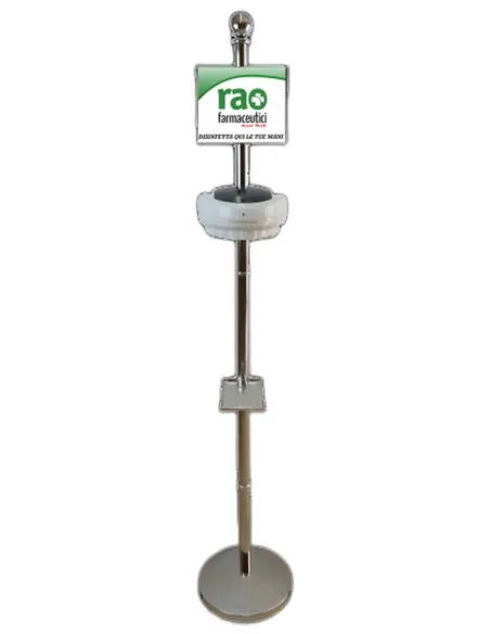 Dispenser con piantana ad infrarossi per sapone e gel Dispenser con piantana ad infrarossi per sapone e gel