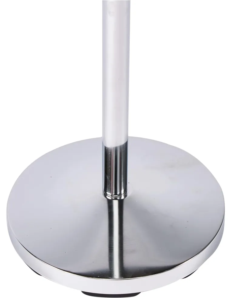 Piantana Porta Asciugamani 6 bracci in acciaio cromato altezza cm 177