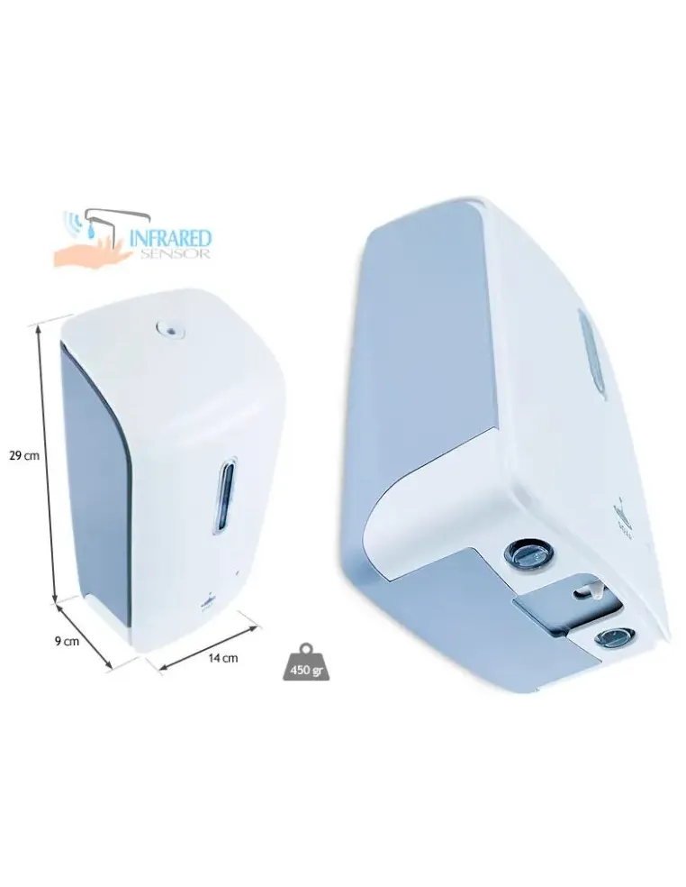 Dispenser di sapone con sensore automatico ad infrarossi 1000 ml