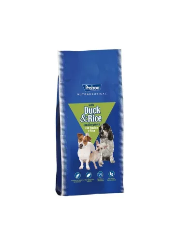 Adult Dog Food Pralzoo 12kg Anatra e Riso