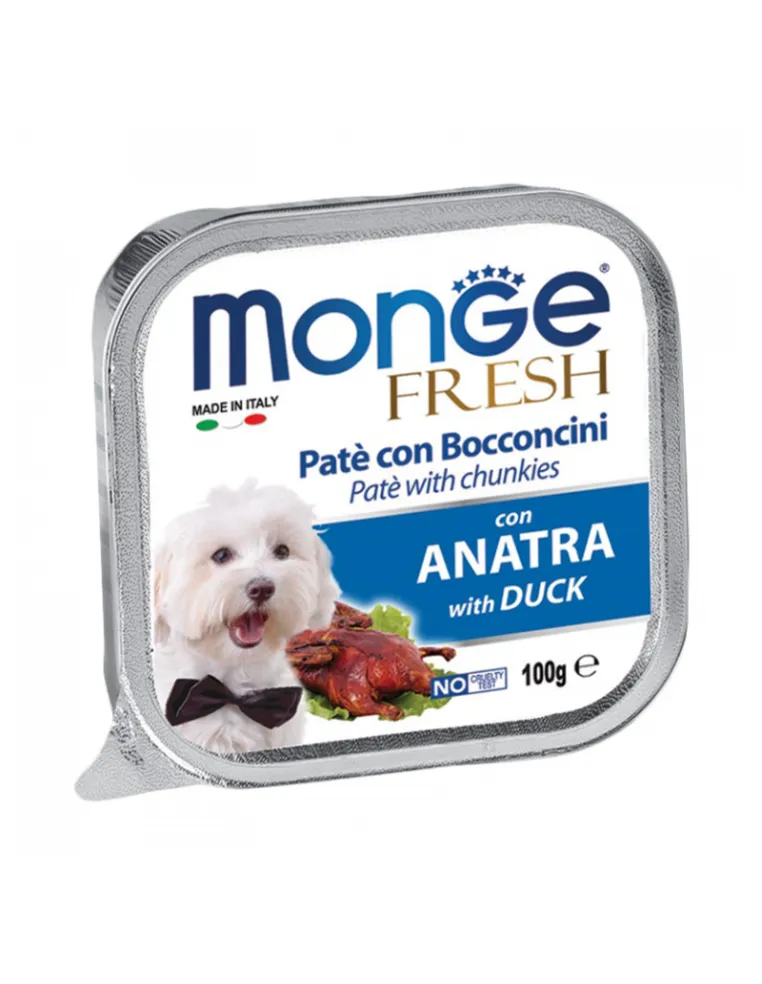 Anatra Monge Fresh 100g Cibo per Cani