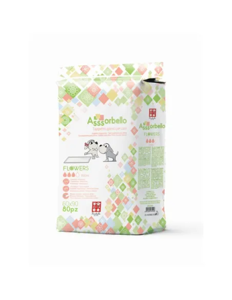 Assorbello Flowers Faldone 60x90 Confezione 80 Pezzi