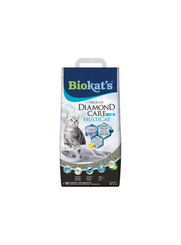 Biokat's Diamond Care Lettiera Multicat Fresh 8L