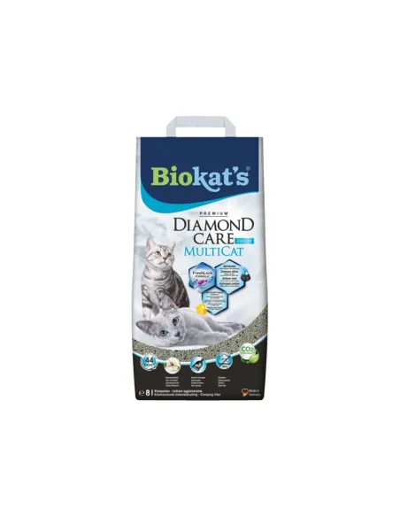 Biokat's Diamond Care Lettiera Multicat Fresh 8L Biokat's Diamond Care Lettiera Multicat Fresh 8L