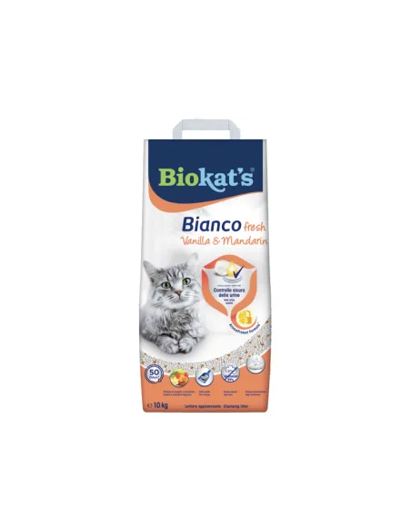 Biokat's Lettiera Bianco Fresh 10kg Van Mand Biokat's Lettiera Bianco Fresh 10kg Van Mand