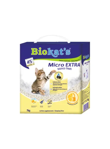 Biokat's Lettiera Micro Fresh Extra Bianco 7kg