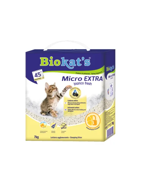 Biokat's Lettiera Micro Fresh Extra Bianco 7kg Biokat's Lettiera Micro Fresh Extra Bianco 7kg