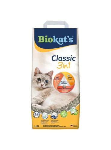 Biokats Natural Classic Lettiera Tre in Uno 10kg