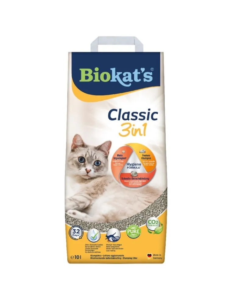 Biokats Natural Classic Lettiera Tre in Uno 10kg