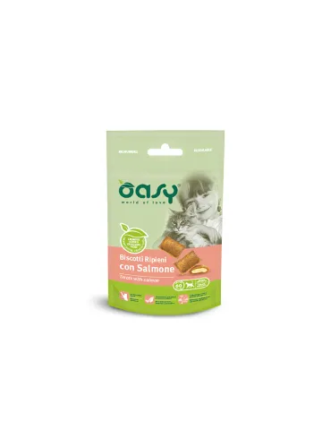 Biscotto Oasy Salmone Cat Snack 60g