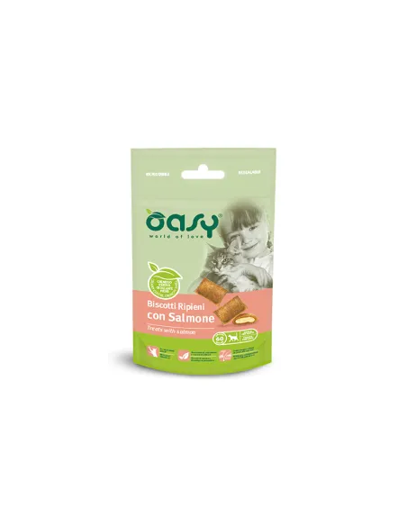 Biscotto Oasy Salmone Cat Snack 60g