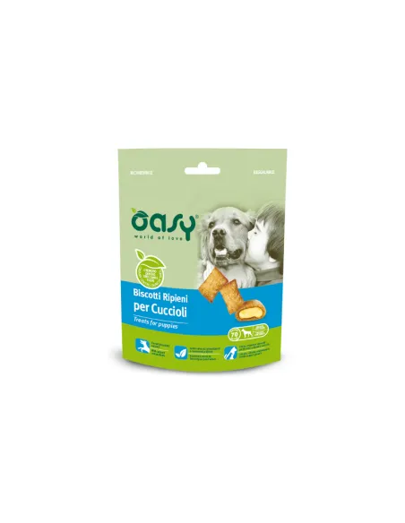 Biscotto Ripieno Oasy 70gr per Cucciolo Dog Snack Biscotto Ripieno Oasy 70gr per Cucciolo Dog Snack