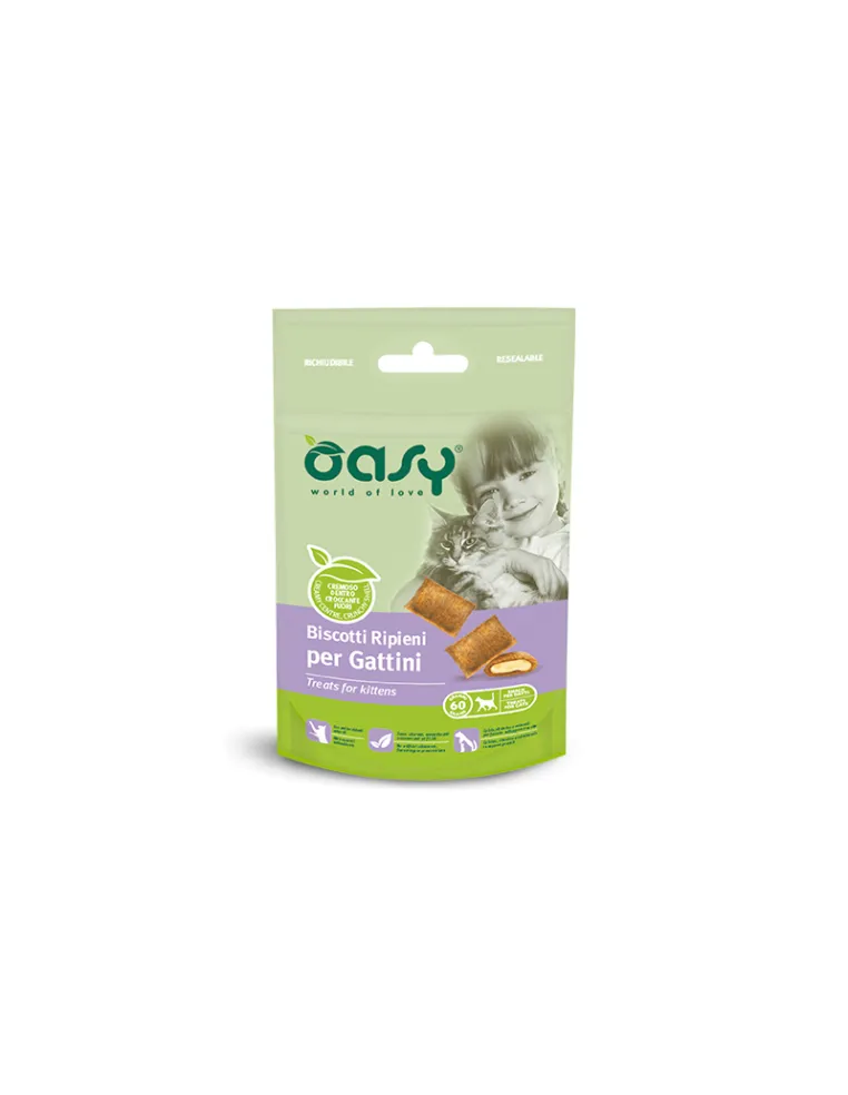 Biscotto Snack Oasy per Gattini 60g