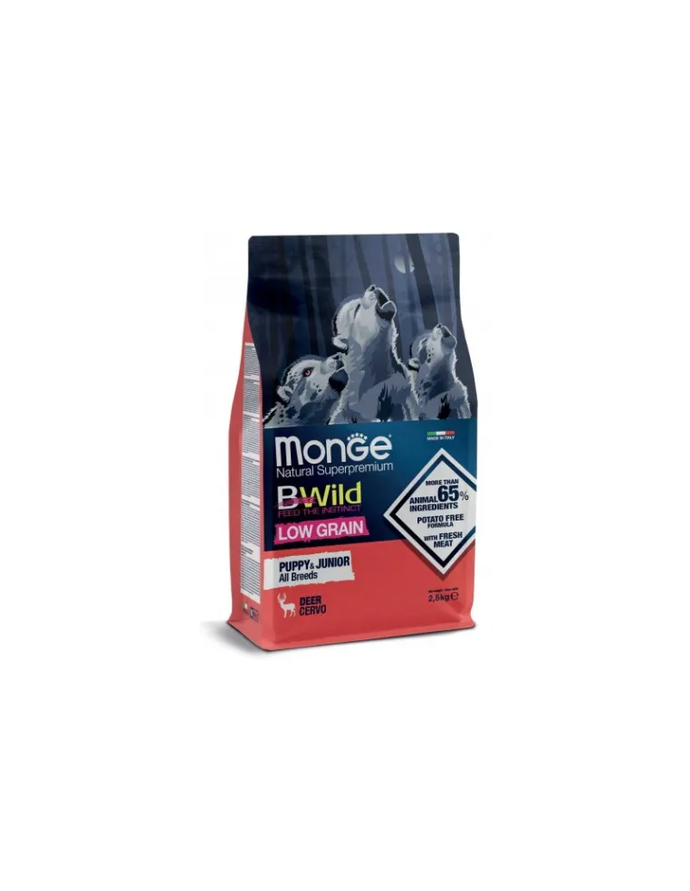 BWild Low Grain Puppy 2.5kg Cervo Monge