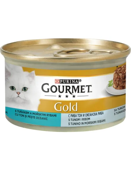 Cat Gourmet Gold Intrecci Gusto Tonno Pesce 85g