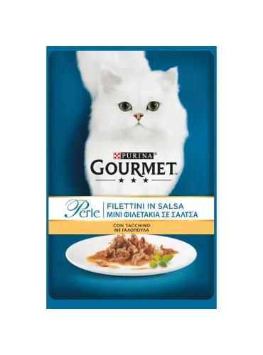 Cat Gourmet Perle Filetto Tacchino 85g Buste