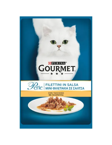 Cat Gourmet Perle Filetto Tacchino 85g Buste