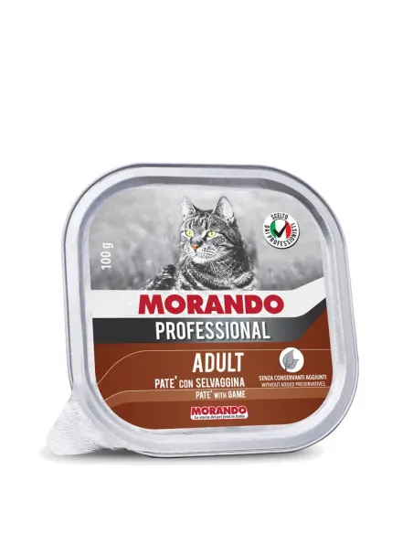 Cat Morando Professional Selvaggina 100g Vaschetta Cat Morando Professional Selvaggina 100g Vaschetta