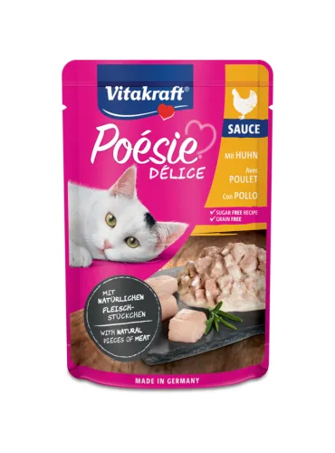 Cat Poésie Délicsauce Pollo Busta 85g