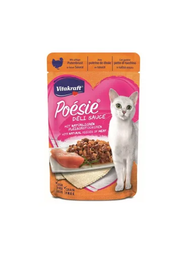 Cat Poésie Délicsauce Tacchino Busta 85g