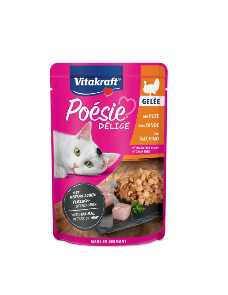 Cat Poésie Tacchino Deligelee 85g