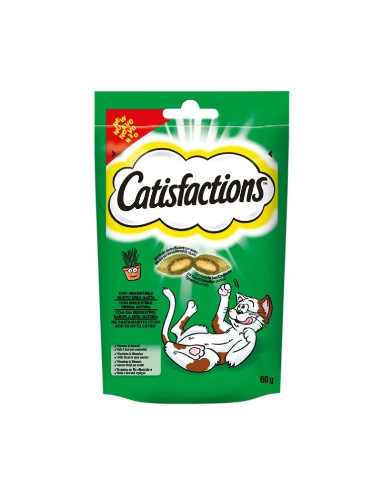Catisfactions Snack Gatto Erba Gatta 60g
