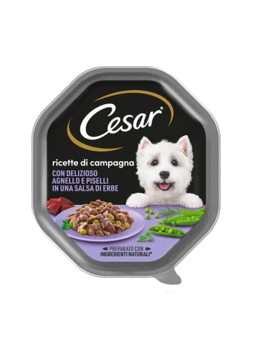 Cesar Ricette di Campagna Agnello e Piselli 150g