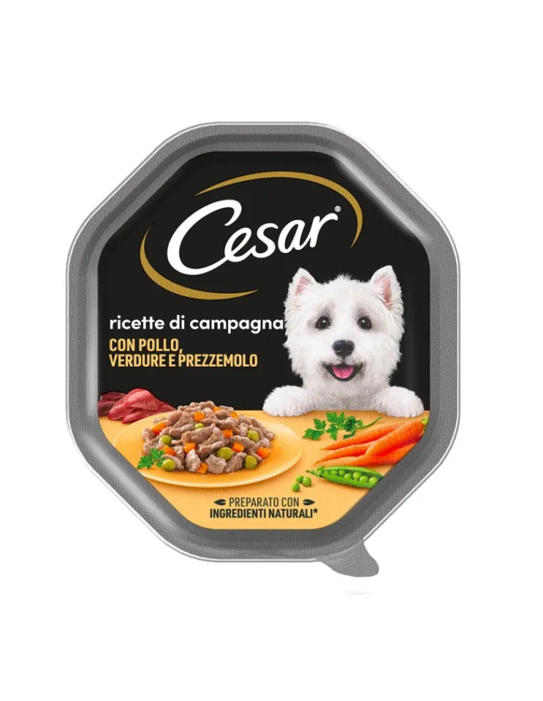 Cesar Ricette di Campagna Pollo Verdure Salsa 150g
