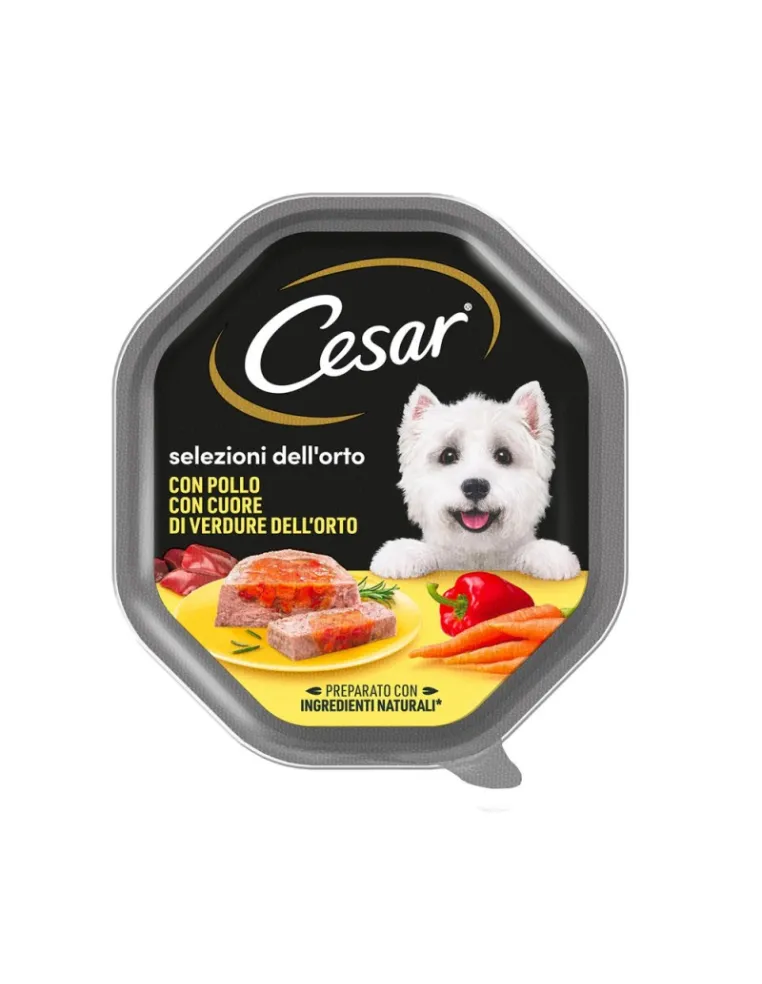 CESAR Selezioni dell'Orto Pollo Cuore Verdure 150g
