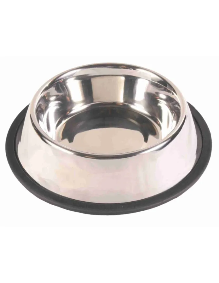 Ciotola Acciaio Bassa Antiscivolo 0.7 Litri Ø21