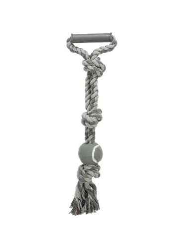 Corda con Palla Tennis per Cane 6cm/50cm